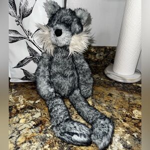 Jellycat Woodlander Wilderness Wolf 14" Plush Grey & White